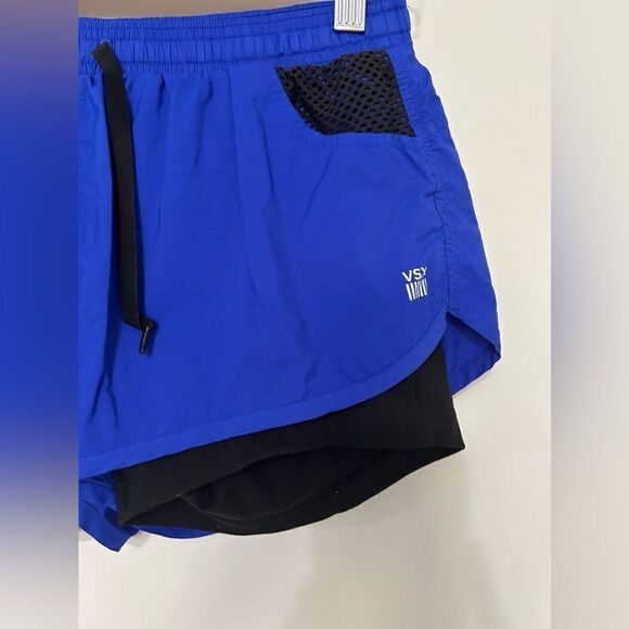 VSX Sport Blue Shorts with Black Spandex Under - Picture 2 of 8
